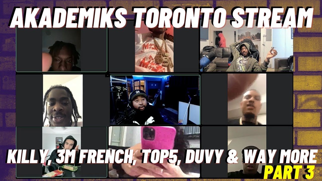Akademiks Live P3 Top5, Duvy, Booggz, Roney | Killy, Pressa, Hoodlum, 3M French, Chromazz, Da Crook