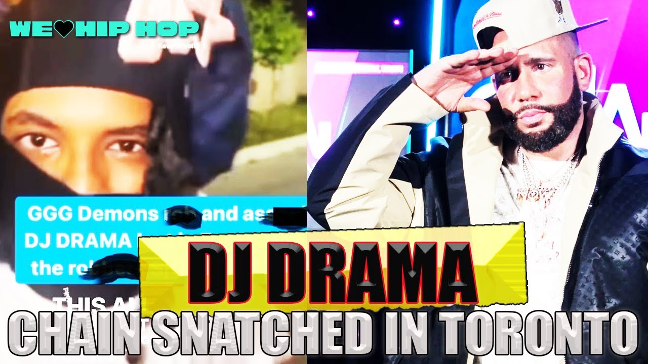 DJ DRAMA Chain Snatched By GGG Mans In Toronto