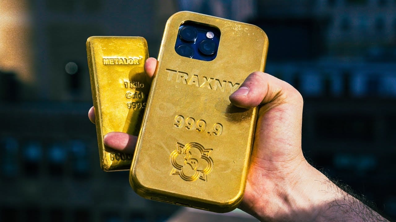 Making a 24k Gold iPhone Case