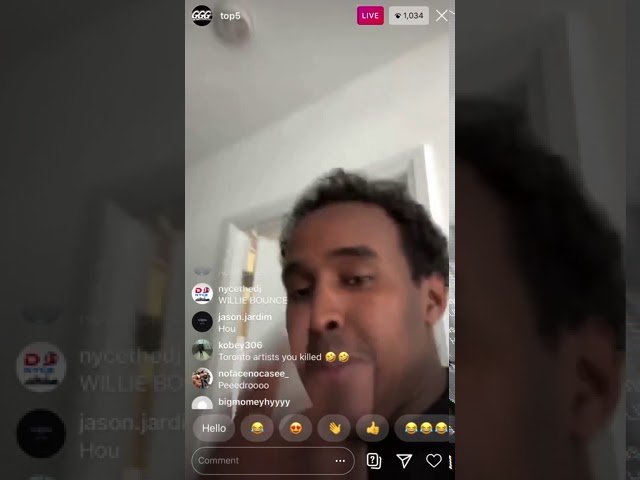 Top 5 live dissing all Toronto rappers 😱& opps (MUST WATCH )🌪😷