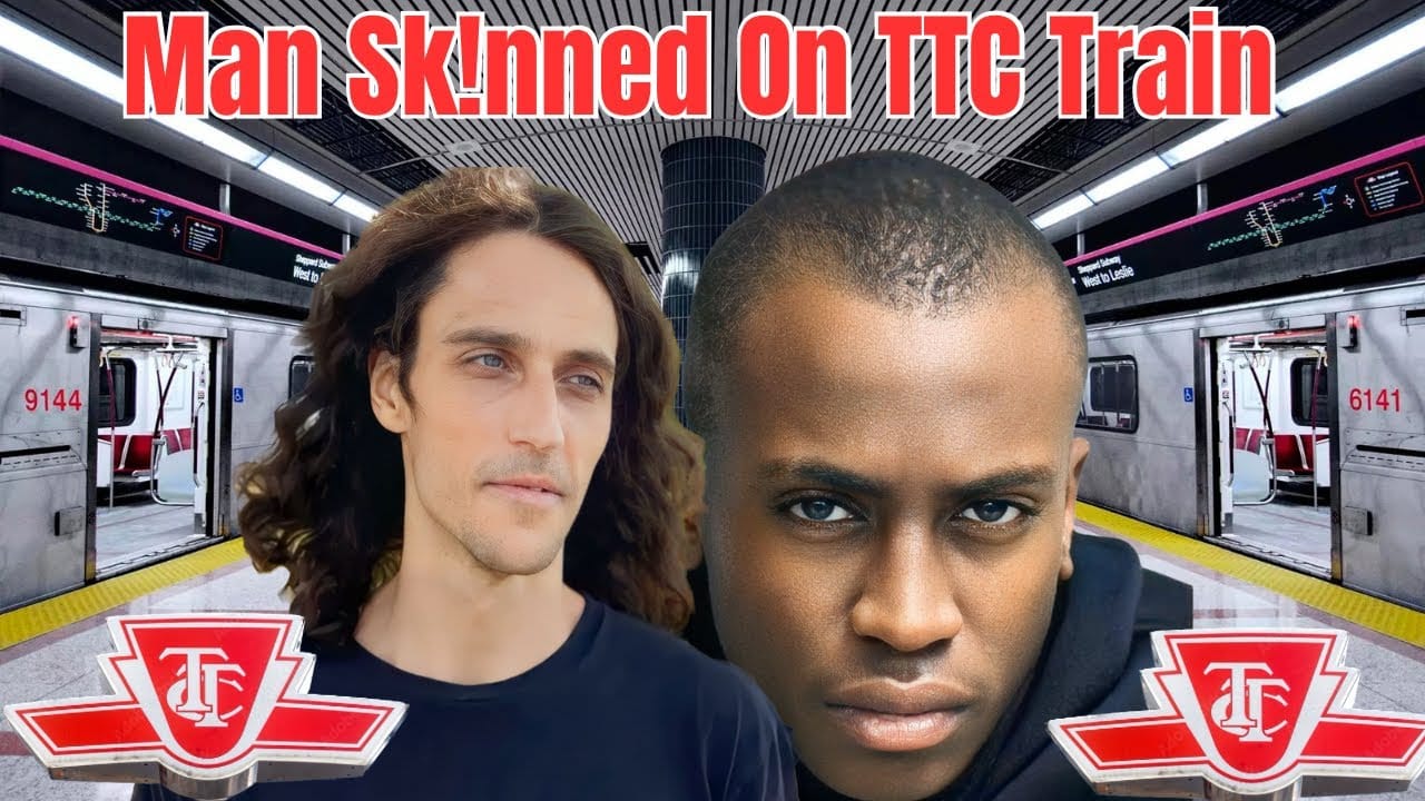 TORONTO Man SKINS a Person on TTC Train