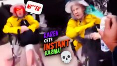 KAREN Gets PEPPER SPRAYED After Saying this..