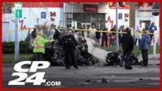 Man pronounced dead after vehicle collides with TTC bus in Scarborough