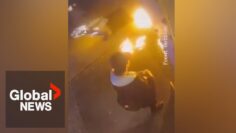Video shows officer set on fire in Vancouver’s Downtown Eastside
