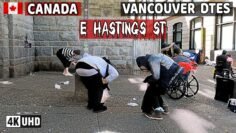 🇨🇦 【4K】 East Hastings St. Downtown Vancouver BC, Canada. Street Walk.