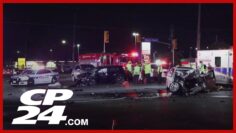 Mississauga crash sends two people to hospital