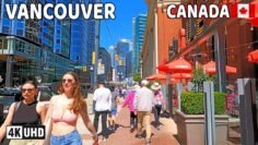 🇨🇦 【4K】☀️ Downtown Vancouver BC, Canada. Relaxing Walk. July 2025. | Go Pro Hero 10 |