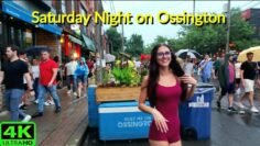 【4K】Saturday Night Walk at OssFest 2025 | Toronto’s Coolest Street: Ossington Avenue (July 2025)