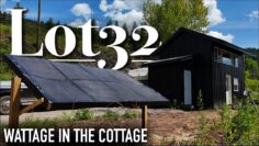 Powering the Whole House, With Only Two Panels.  Lot 32, The Abandoned Off Grid Home Renovation.