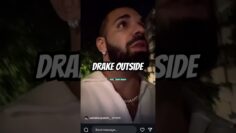 Drake Outside ALONE In Brussels