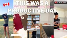 LIVING ALONE IN TORONTO AT 28 (vlog) first package, library, cooking, shower routine, restaurant and