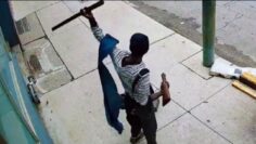 MAN FINDS SHOTGUN ON THE STREET: Viral video shows man trying to assemble shotgun on Broadview Ave.