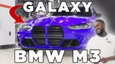 Next Level BMW M3 Transformation | Crazy Galaxy Purple Wrap