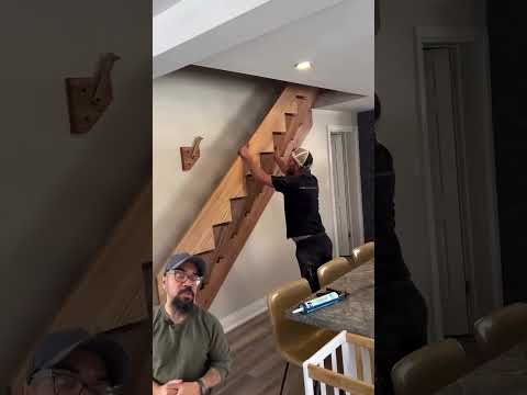 (Credit: zingsconstrution on IG) #stairs #invention #roomdesign  #viral #home