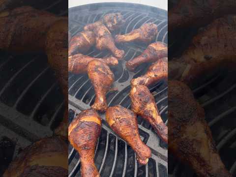 Grilled chicken drumsticks