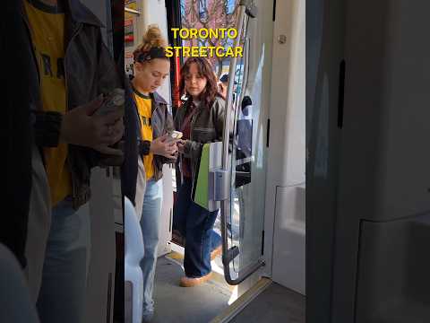 TORONTO STREETCAR #shorts #subscribe #streetcars #ttc #ticket #toronto