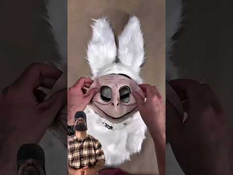 (Credit: cartoondeadwork on IG) #halloween #labubu #mask #art #artist #diy