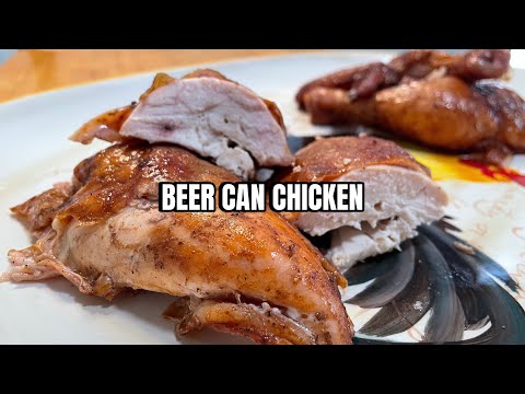 How to Make the BEST Beer Can Chicken on a Charcoal Grill | SaucyRossyBBQ