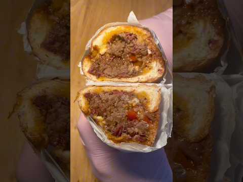 Smoked brisket sub sandwich #bbq #sandwich #beef #delicious