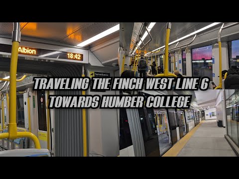 Switching Seats On a Noisy Finch Line 6 Ride To Humber College Station
