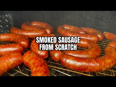How to Make Jalapeño Cheddar Smoked Sausage From Scratch (Step-by-Step) | SaucyRossyBBQ