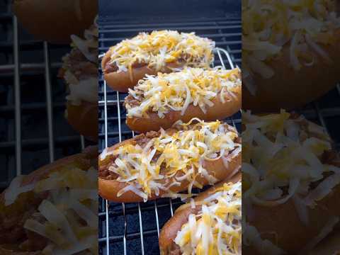 Sloppy Joe cheddar cheese smoked hotdogs #bbq #recipes #hotdog #cheese #sloppyjoe