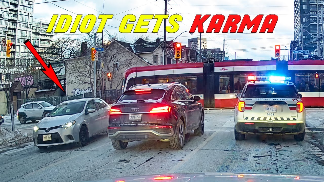 DRIVER THOUGHT THEY COULD PULL THIS OFF RIGHT IN FRONT OF A COP