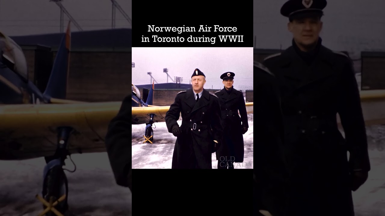 The Royal Norwegian Air Force training at Toronto Island Airport in 1940-42