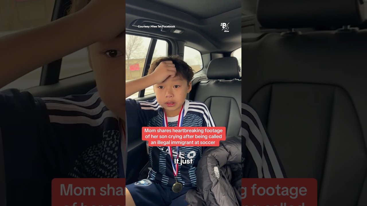 Mom shares heartbreaking footage of her son crying after being called an illegal immigrant at soccer