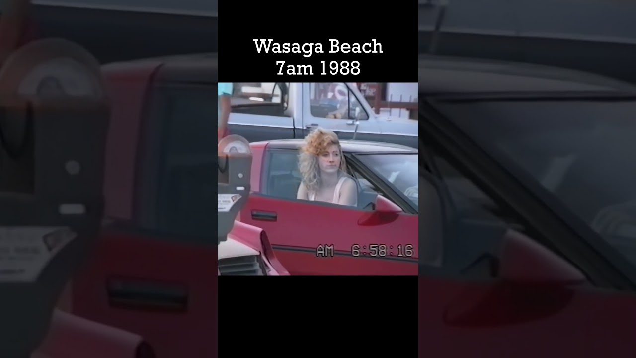 7am in Wasaga Beach in 1988