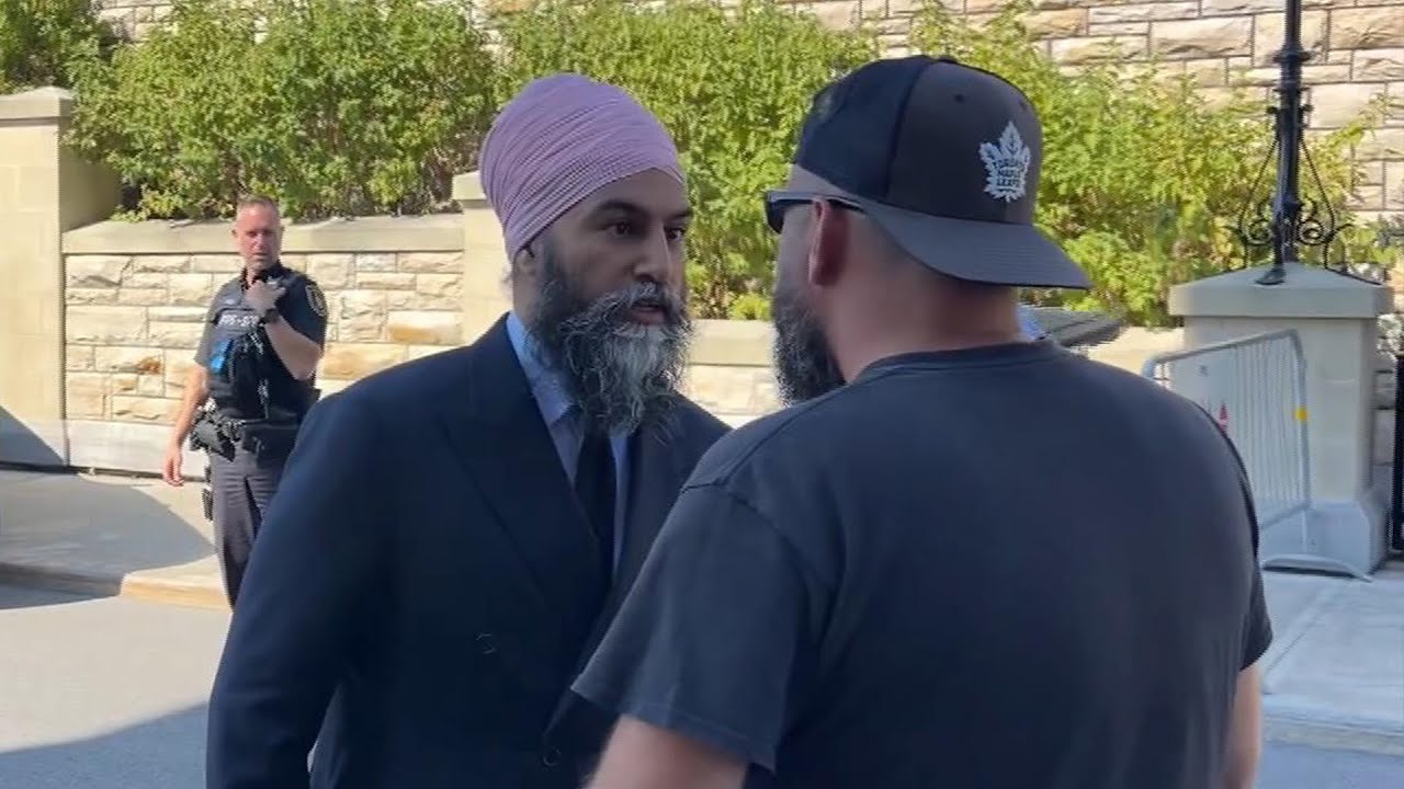 “Who said it?” | NDP Leader Jagmeet Singh gets into verbal altercation in Ottawa