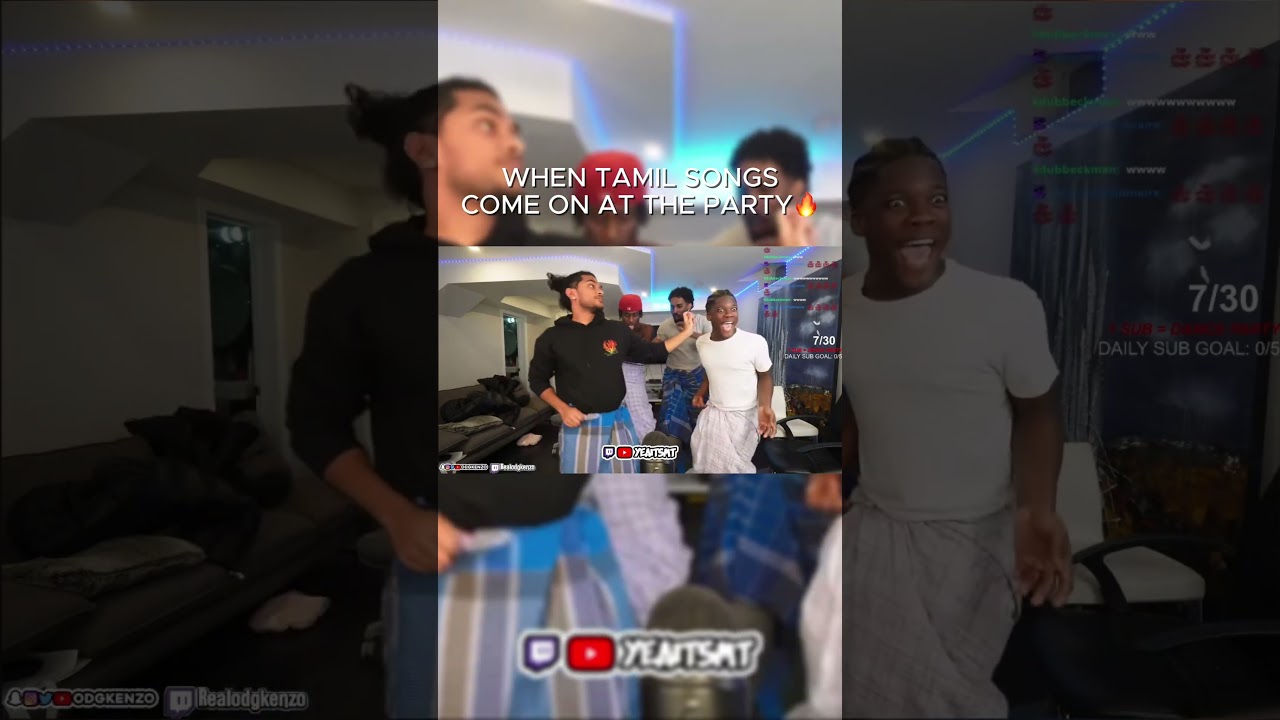 WHEN TAMIL SONGS COME ON AT THE PARTY🔥