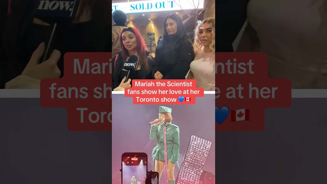 Mariah the Scientist fans show her love at her Toronto show 💙🇨🇦