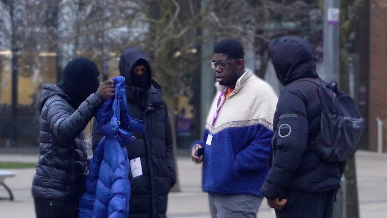 Robbing People’s Coats… Then Giving Them A New One!
