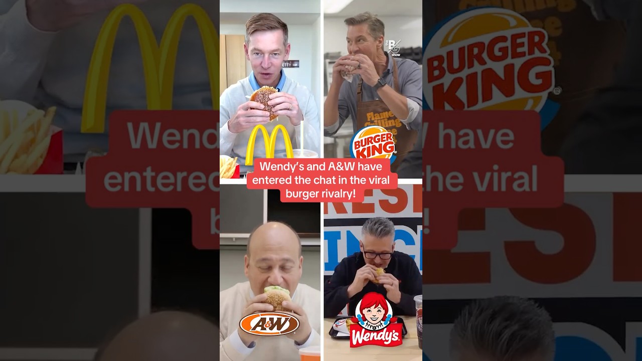 Wendy’s and A&W have entered the chat in the viral burger rivalry!