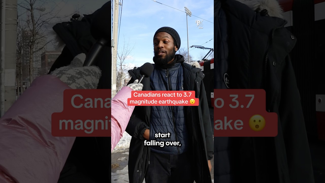 Canadians react to 3.7 magnitude earthquake 😮
