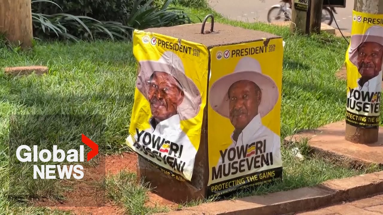Ugandan police deny arrest of opposition leader Bobi Wine as Museveni heads for re-election
