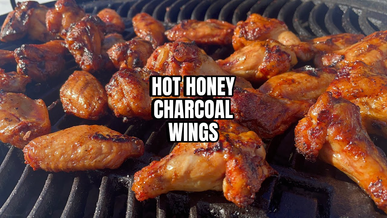 Super Bowl Wings on Charcoal | Hot Honey Chicken Wings for Game Day | SaucyRossyBBQ