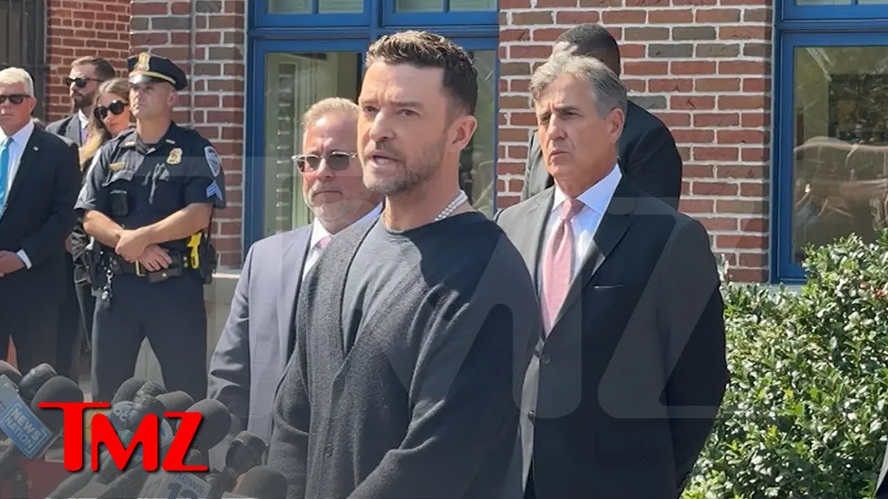 Justin Timberlake Speaks to Media After Pleading Guilty in Driving While Impaired Case | TMZ