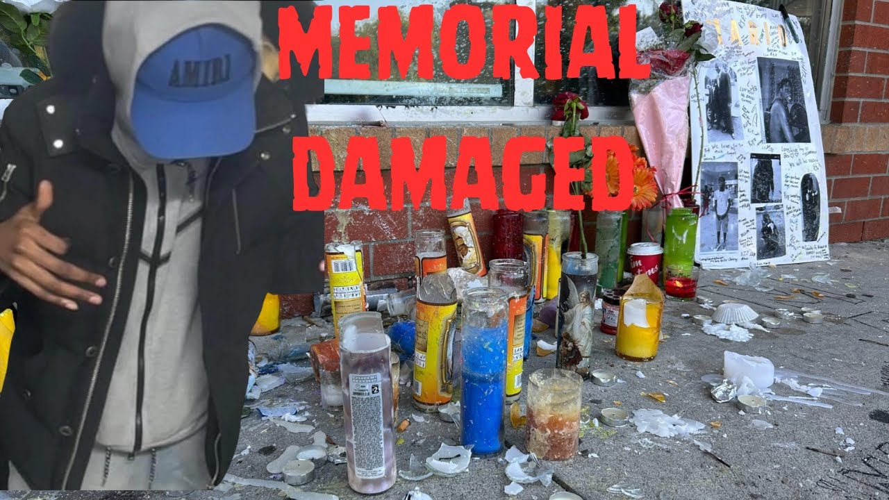 Memorial for slain 15-year-old boy gets damaged police investigate Str8cash – Where You Goin video