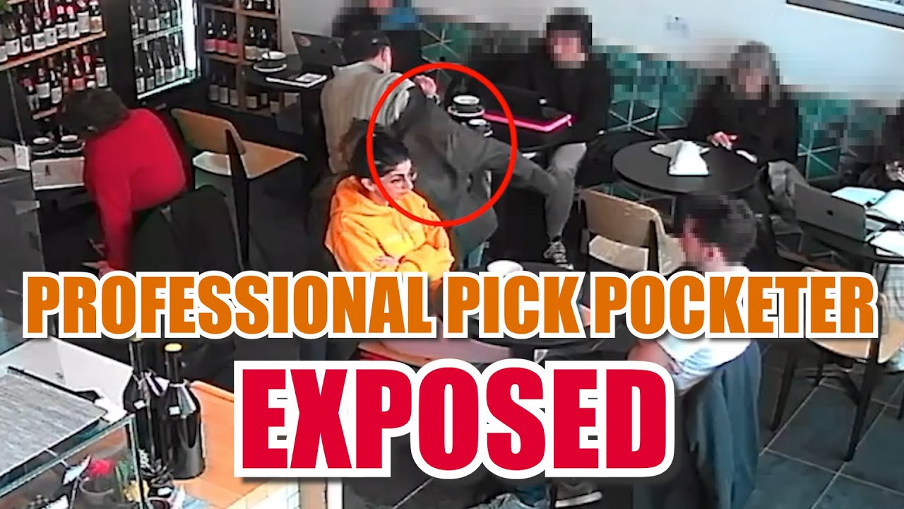 CAUGHT ON TAPE – Montreal PICK POCKET STEALS IPHONE 13