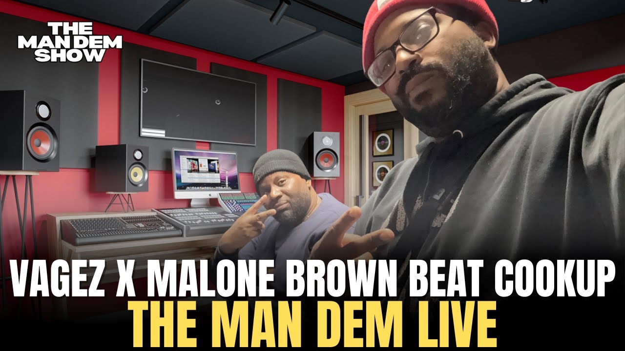 Vagez vs. The MPC: Live Cook Up w/ Malone Brown (First Time!)