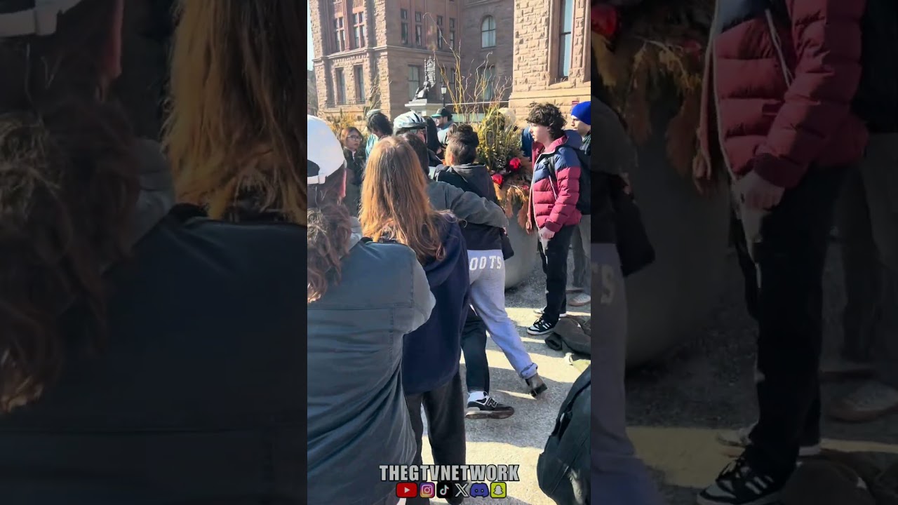 Toronto Police Hit Handcuffed Student at OSAP Protest | Queen’s Park