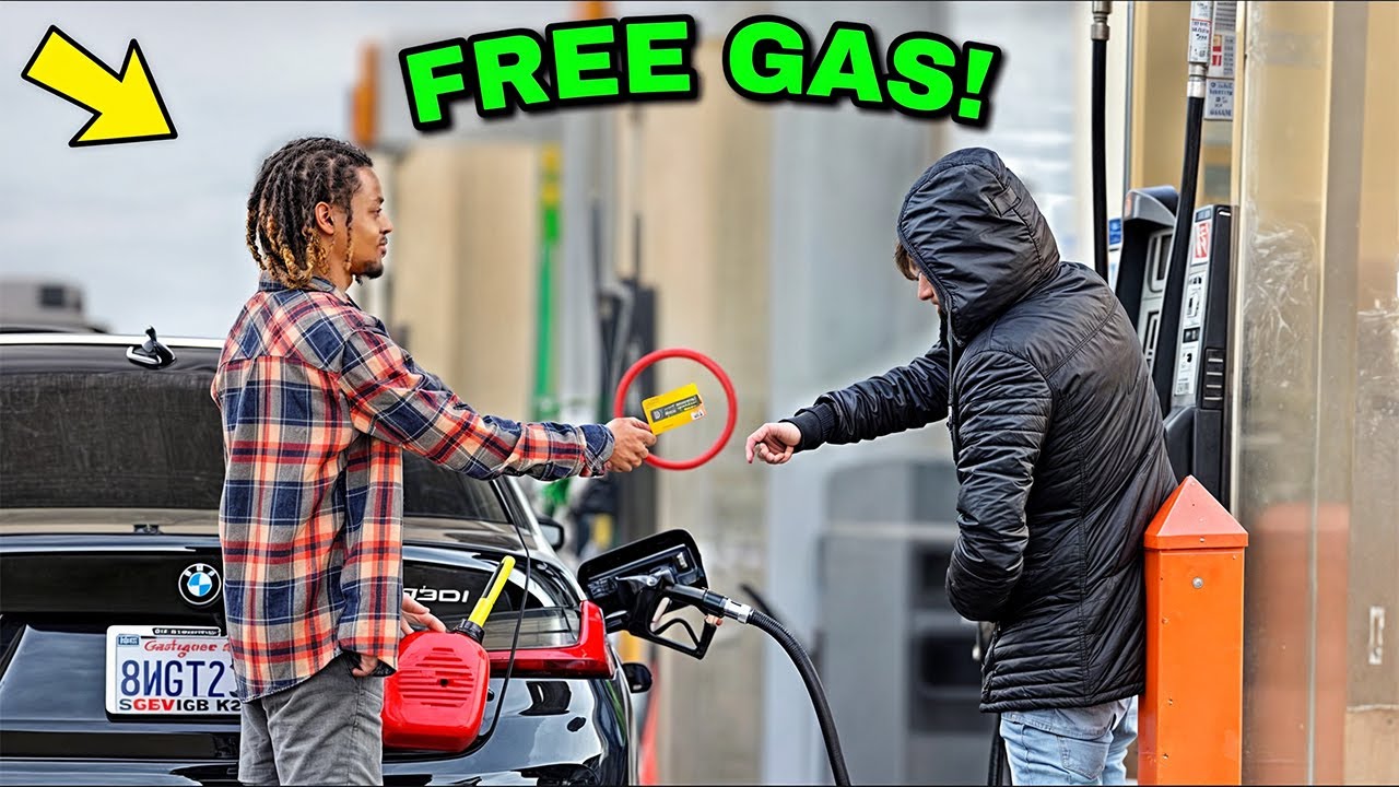 Asking Strangers For GAS, Then Paying For Their ENTIRE GAS TANKS!
