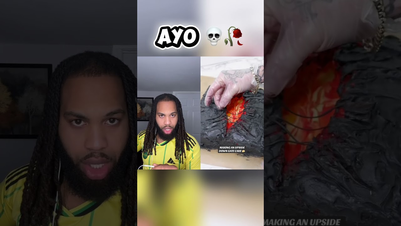 It’s given strange things vibe lol yall would eat￼ this? #cake #wie