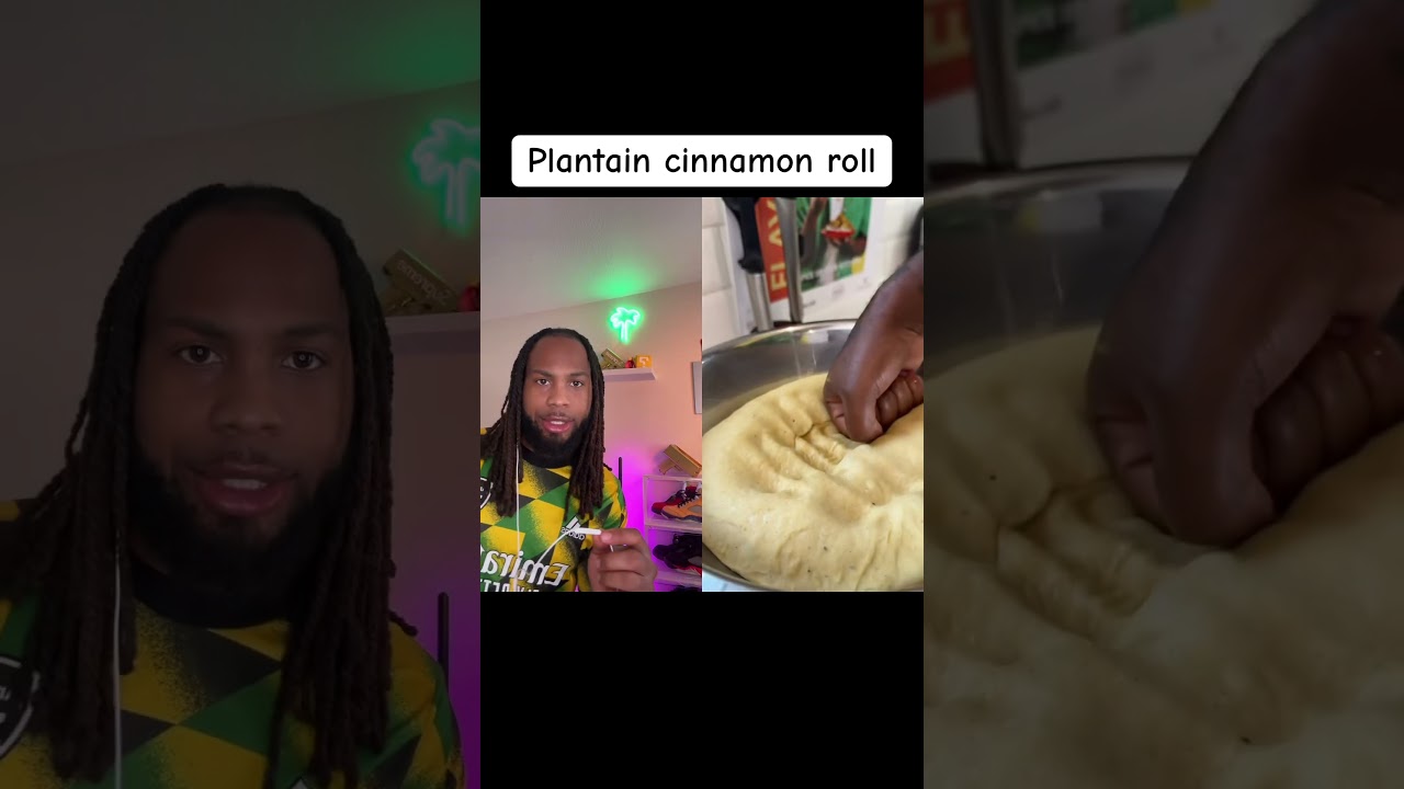 Very creative!! #plantain #cinnamoroll #fyp #food