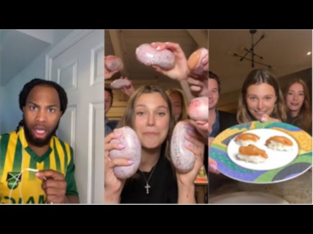 They really out here eating raw bull testicles! BULL BALLZ, y’all need to see this.